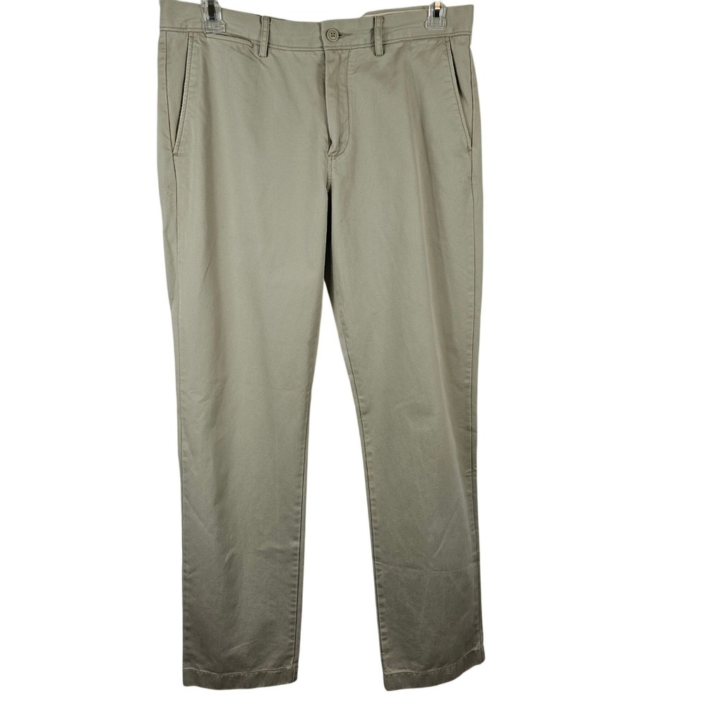 J.Crew‎ Chino Pants Mens 34x34 Beige Broken In Straight Fit Khaki Urban Slim